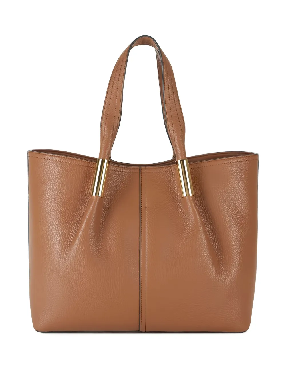 Elisabetta Franchi Grote shopper met logodetail - Bruin