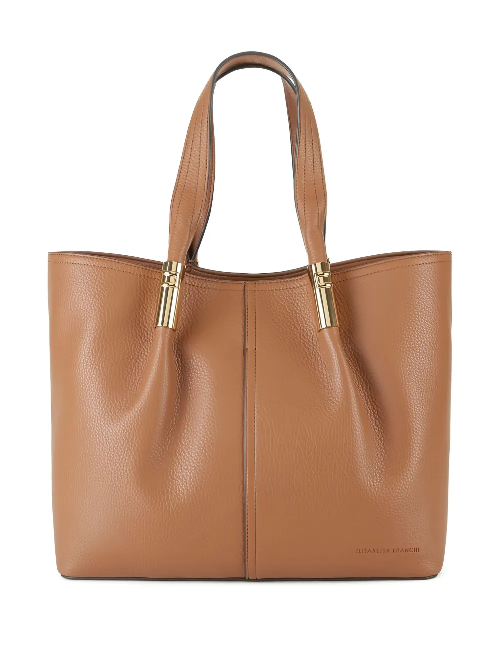 Elisabetta Franchi large logo-detail tote bag | Brown | Image 1