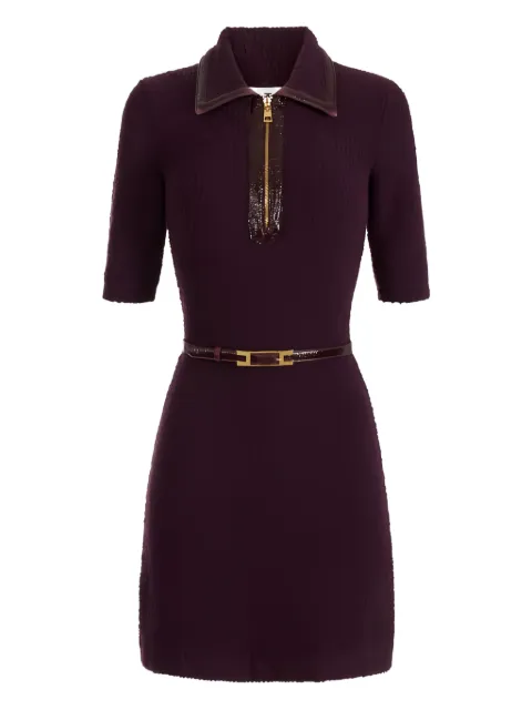 Elisabetta Franchi robe courte en bouclé
