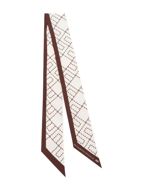 Elisabetta Franchi mascada de seda estilo mascada