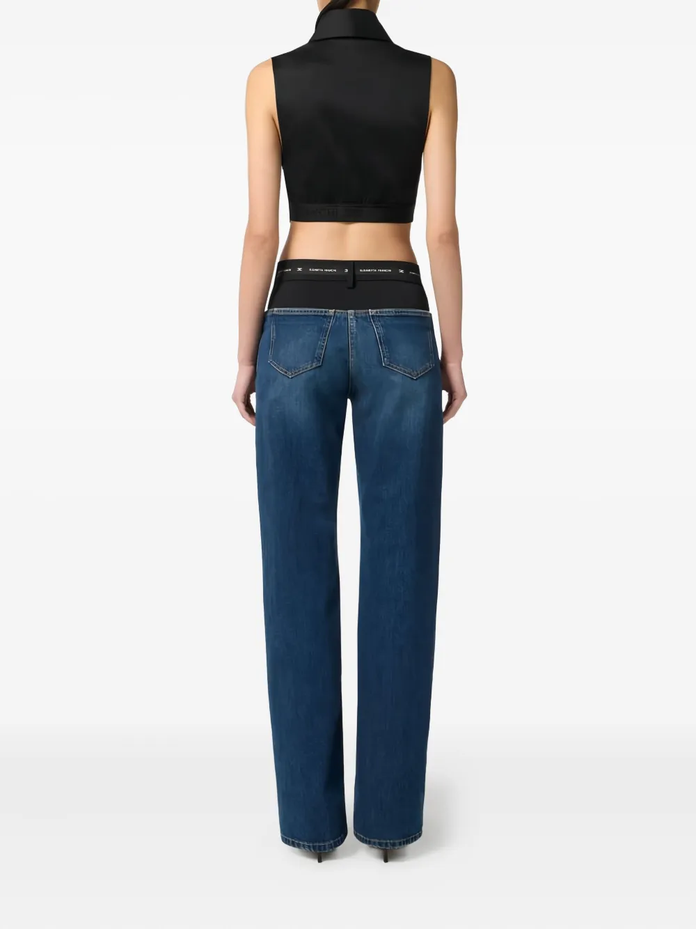 Elisabetta Franchi Blouse met strikdetail Zwart