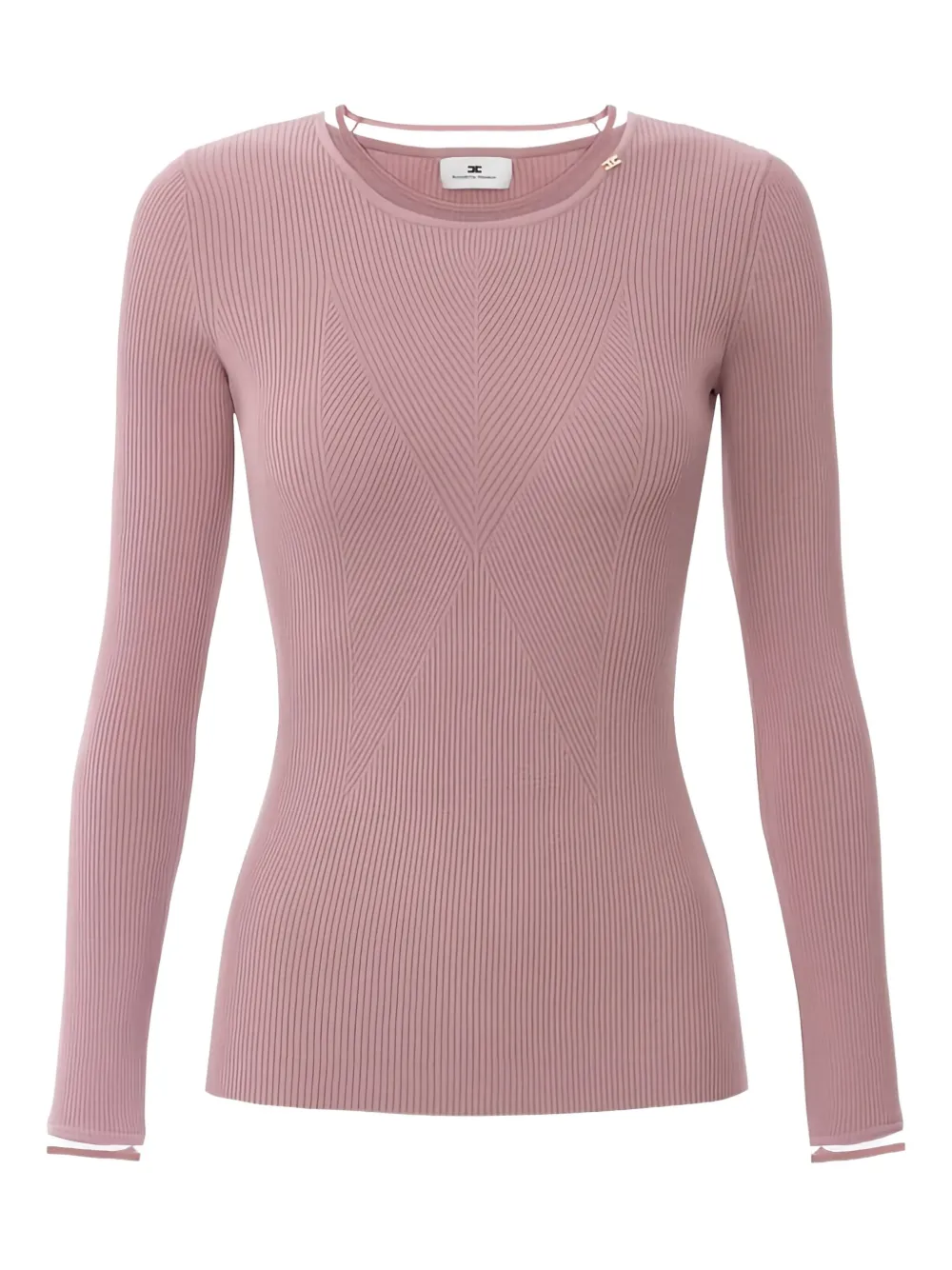 Elisabetta Franchi ribbed sweater - Rosa
