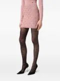 Elisabetta Franchi logo-pattern tights - Black