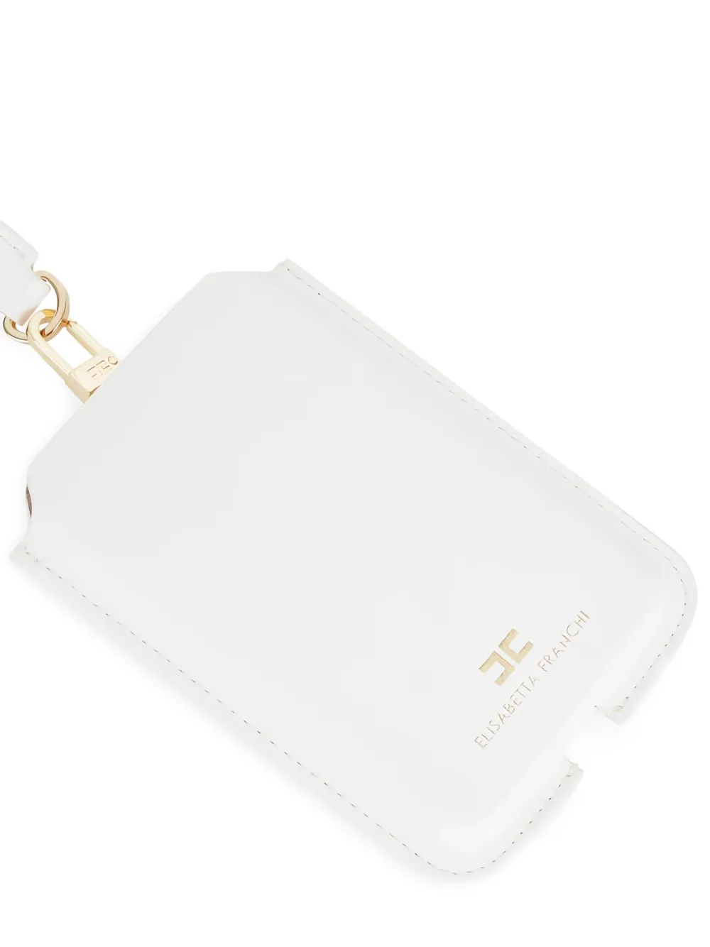 Elisabetta Franchi Telefoonhoesje met logo Wit