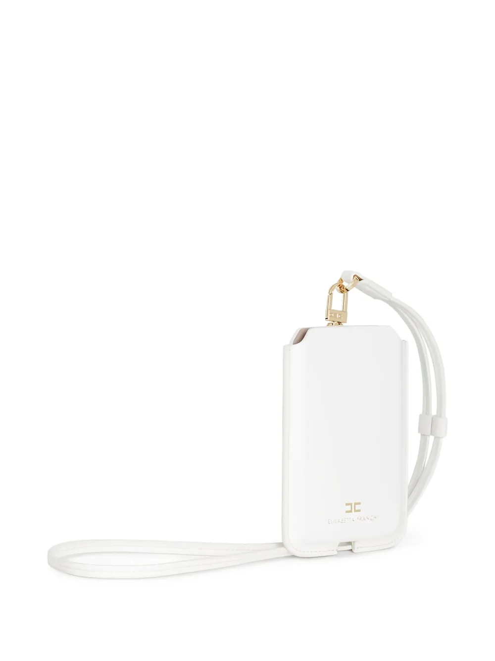 Elisabetta Franchi Telefoonhoesje met logo Wit