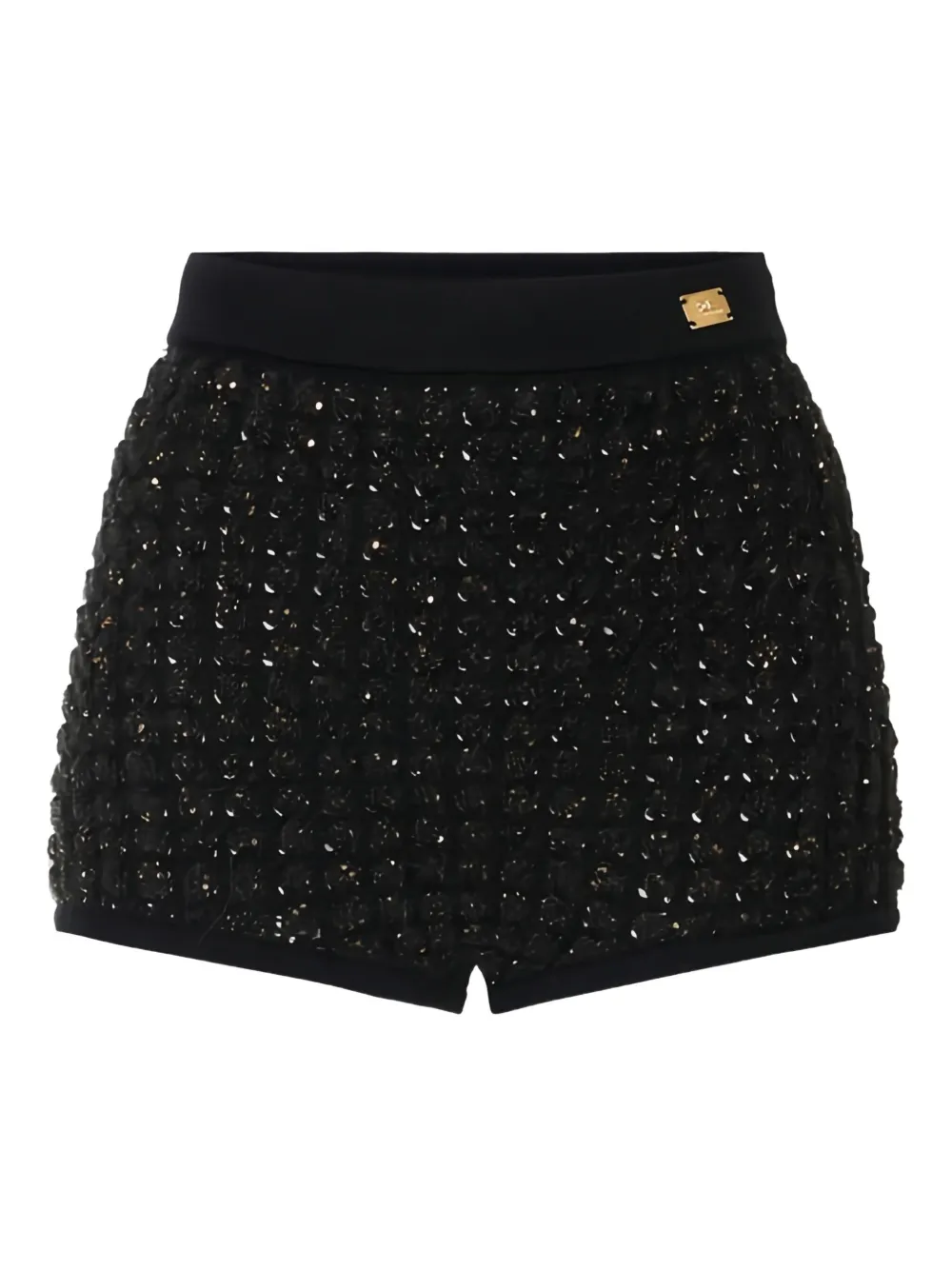 Elisabetta Franchi sequin embellished shorts | Black | Image 1