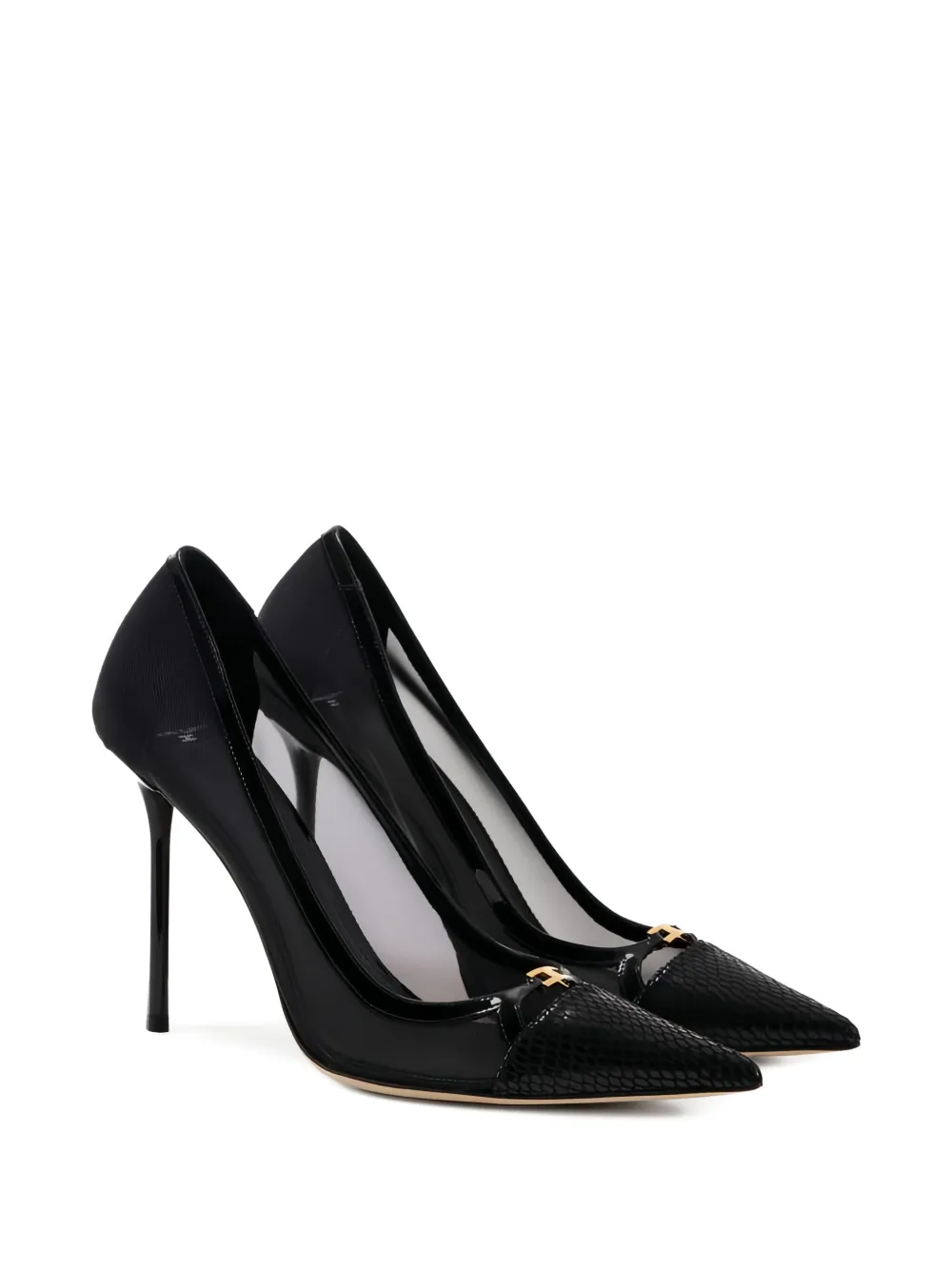 Elisabetta Franchi leather heeled pumps | Heeled Mules | Image 2