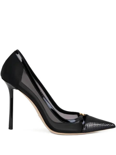 Elisabetta Franchi leather heeled pumps