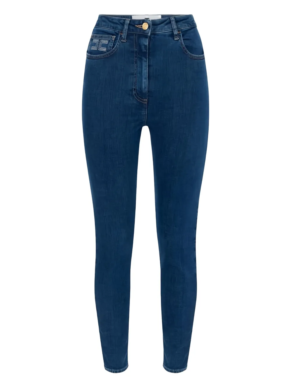 Elisabetta Franchi logo-button jeans | Blue | Image 1