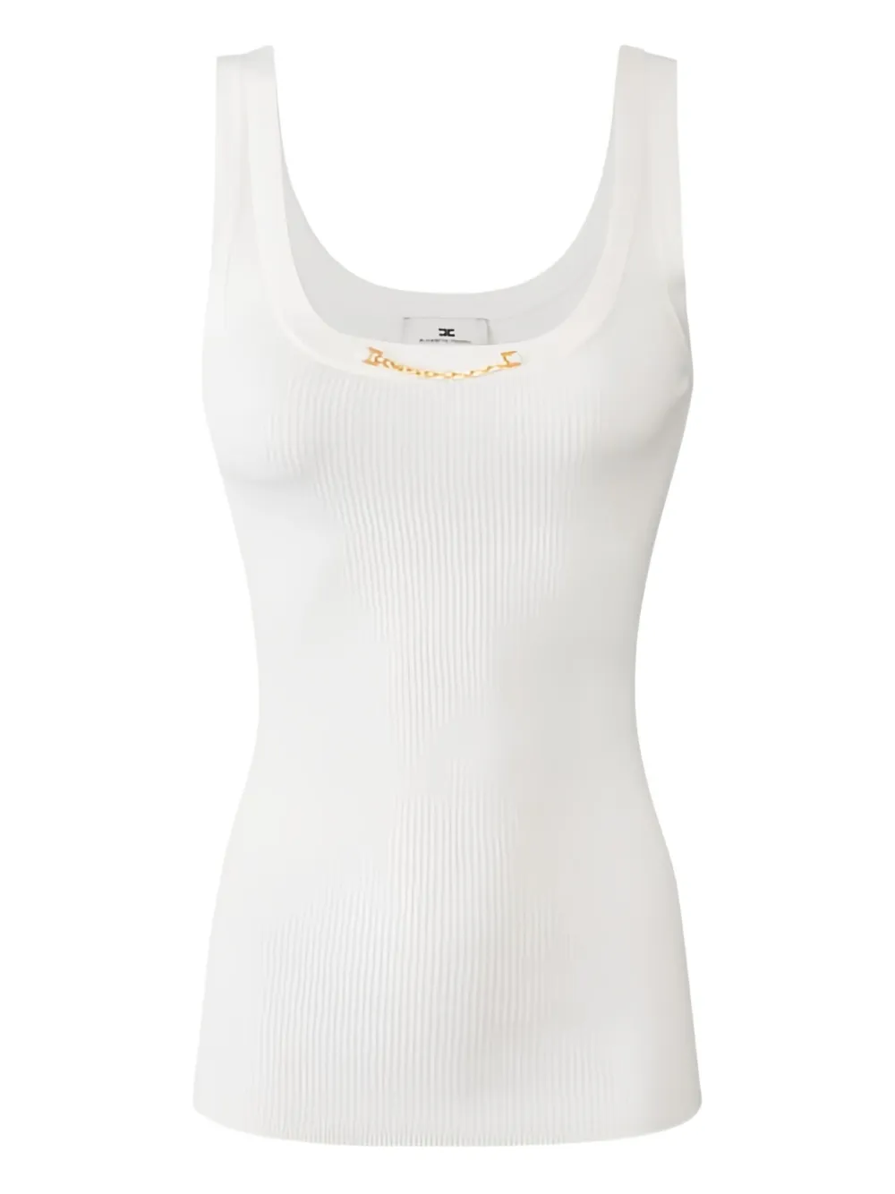 Elisabetta Franchi top con cuello redondo | neutro | Image 1