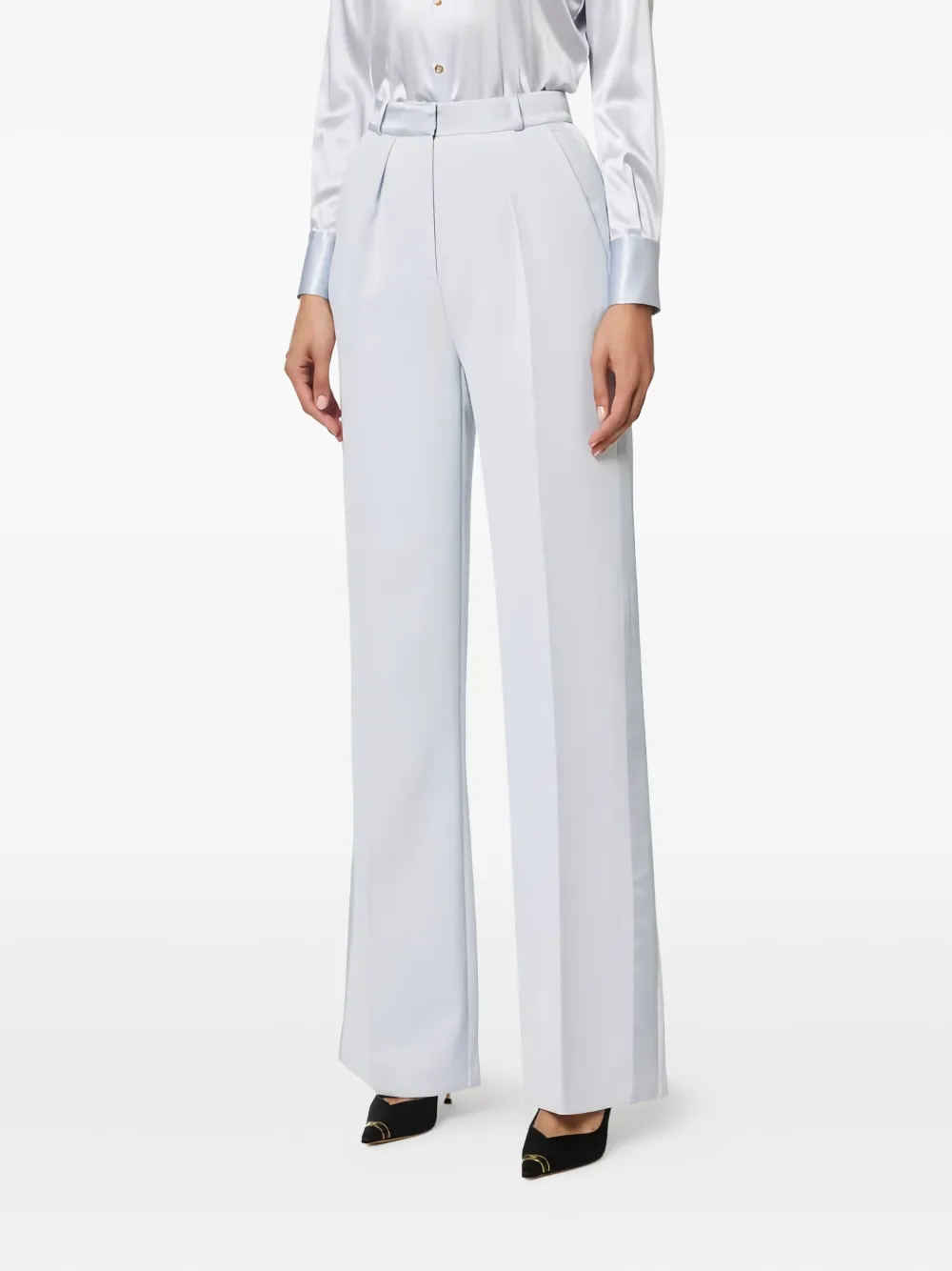 Elisabetta Franchi tuxedo-details waistband trousers | Flared & Bell-Bottom Pants | Image 2