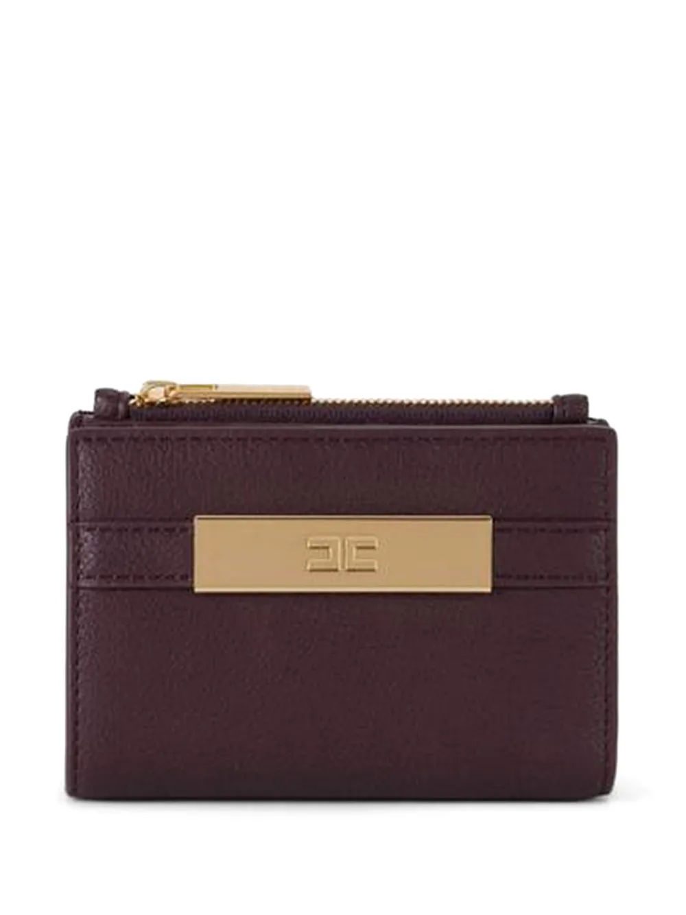 Кошелек на молнии с логотипом Elisabetta Franchi-бляшка сверху