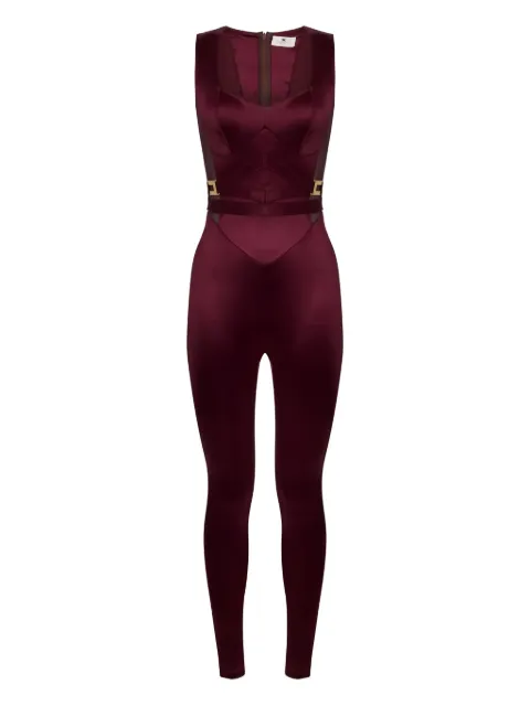 Elisabetta Franchi jewel logo jumpsuit