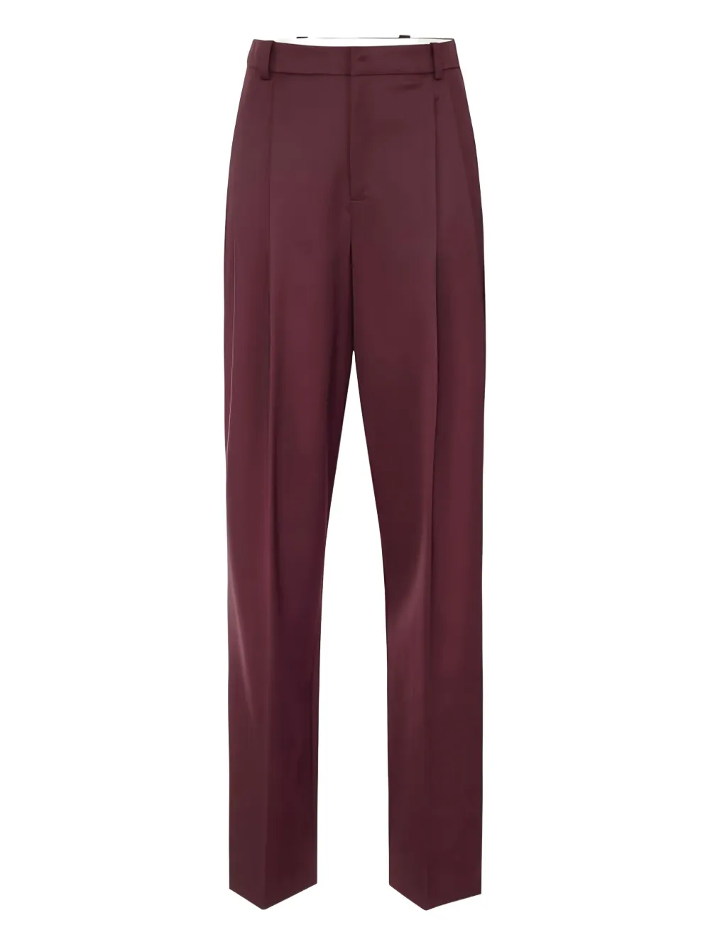 Elisabetta Franchi Double Darts Flap Trousers In Red
