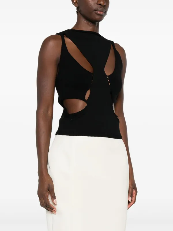 Rick Owens Tanja Tank Top | Black | FARFETCH