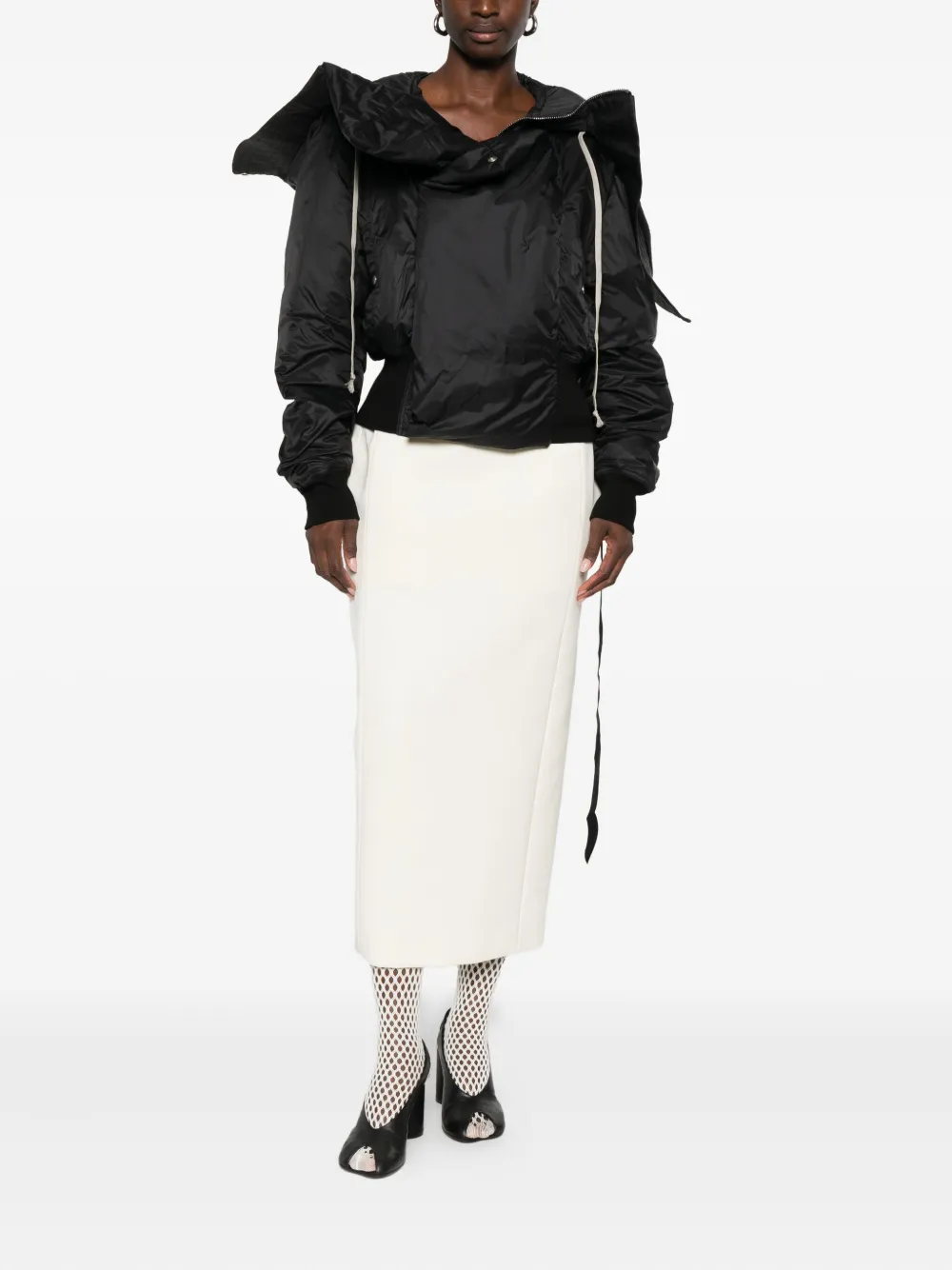 Rick Owens DRKSHDW chamarra con capucha y cordones | Chamarras bomber | Image 2