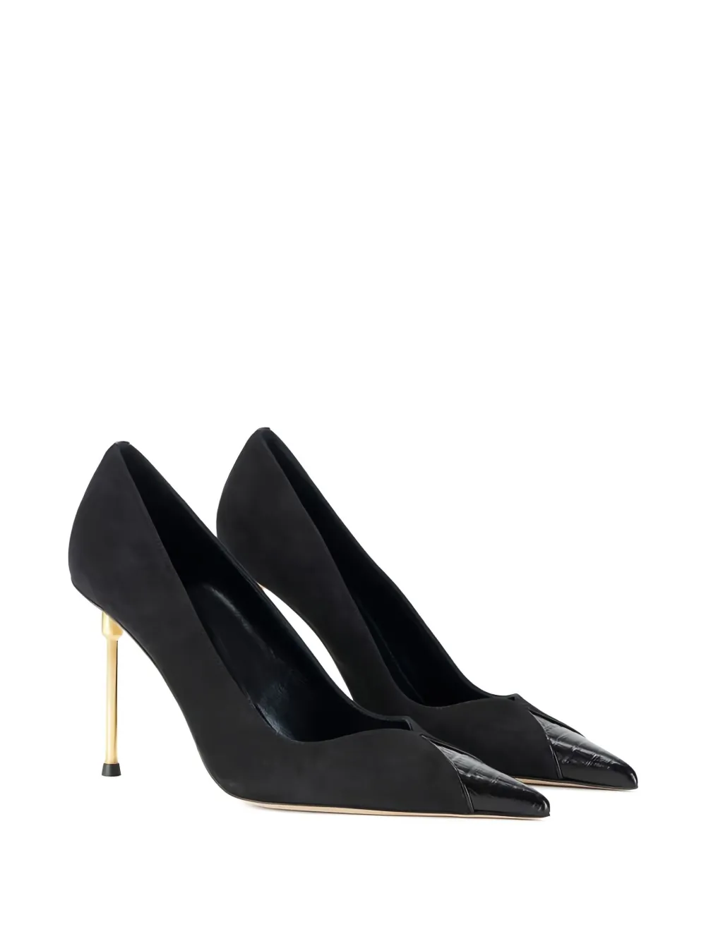 Elisabetta Franchi 100mm sculpted heel leather pumps | Heeled Pumps | Image 2
