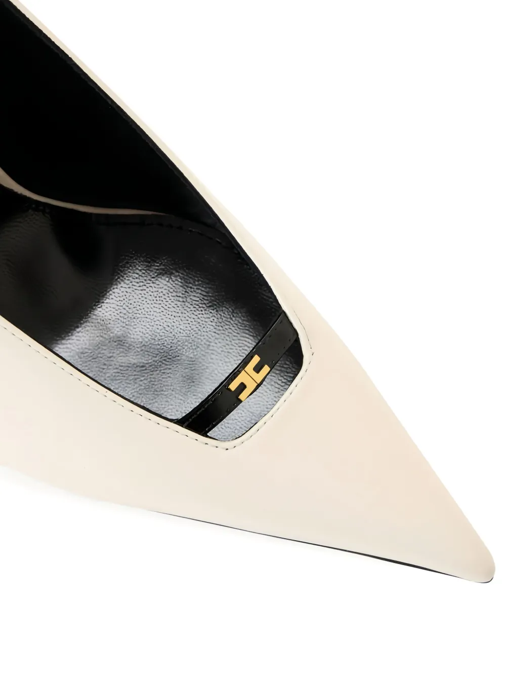 Elisabetta Franchi Tweekleurige stiletto pumps met hak Wit