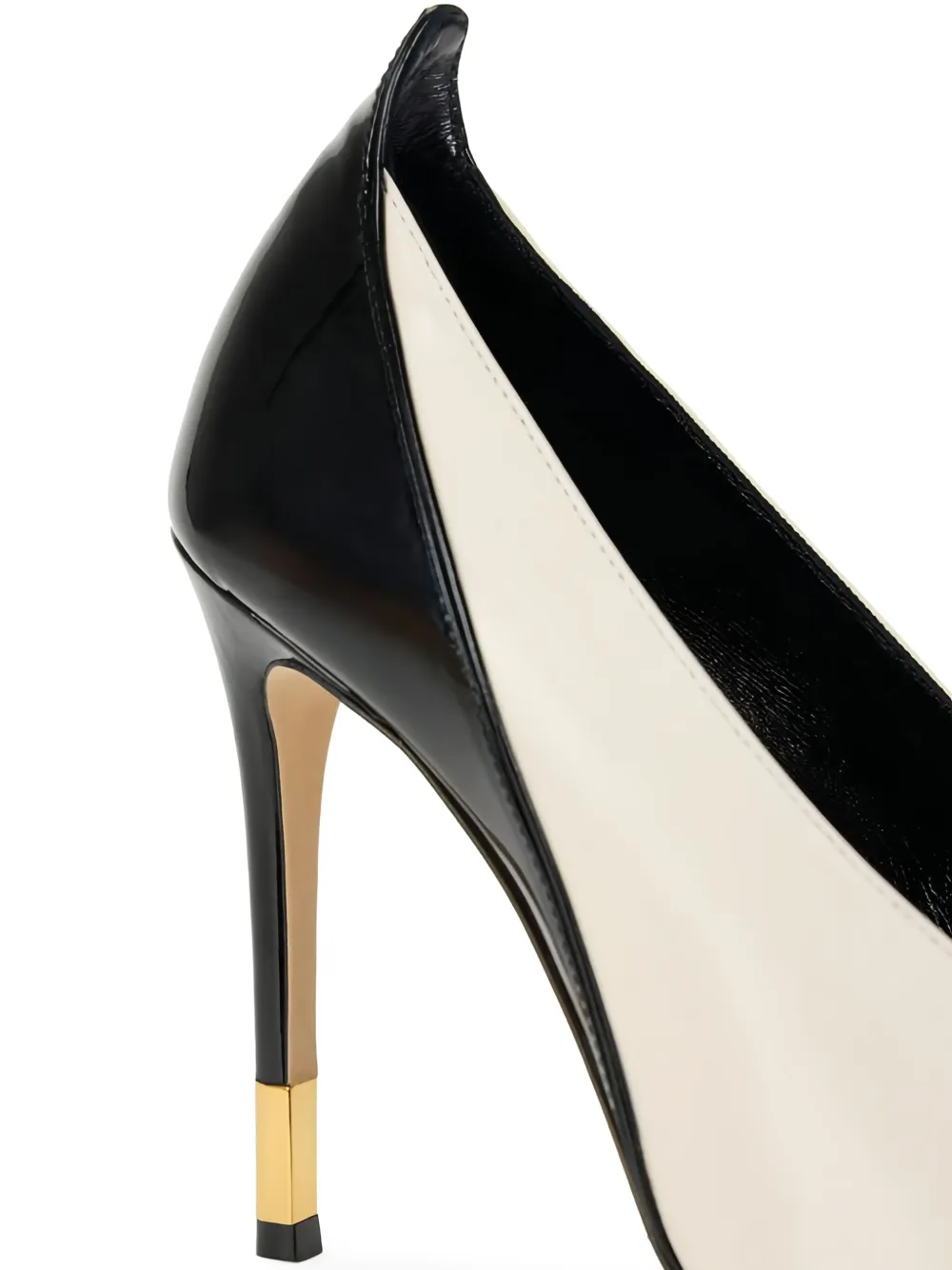 Elisabetta Franchi Tweekleurige stiletto pumps met hak Wit
