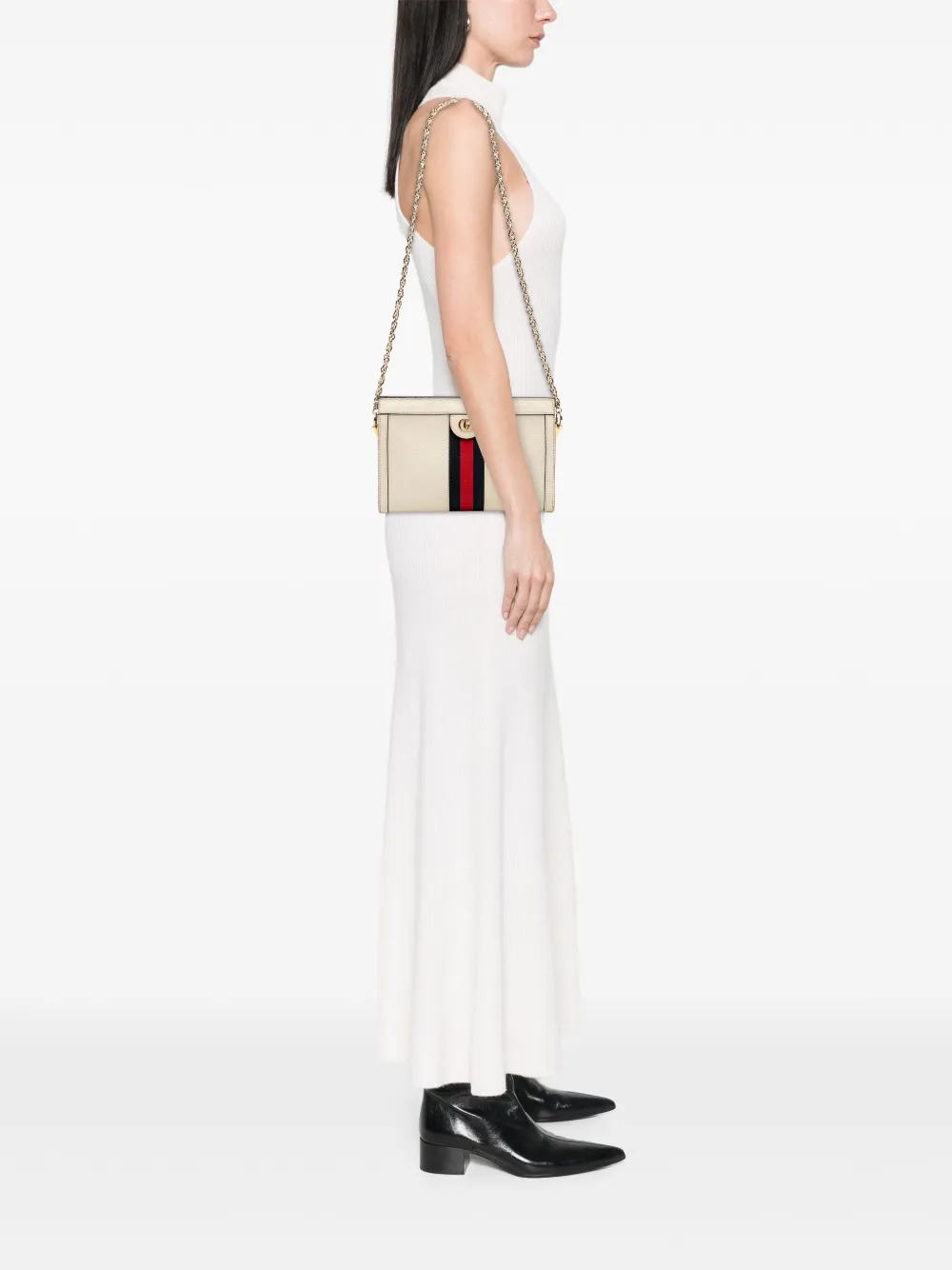 Gucci Pre-Owned 2016-2025 Small Calfskin Ophidia Chain crossbody bag | Pre-Owned | Image 2