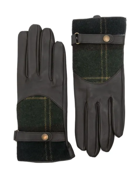 Barbour Dee tartan-check gloves