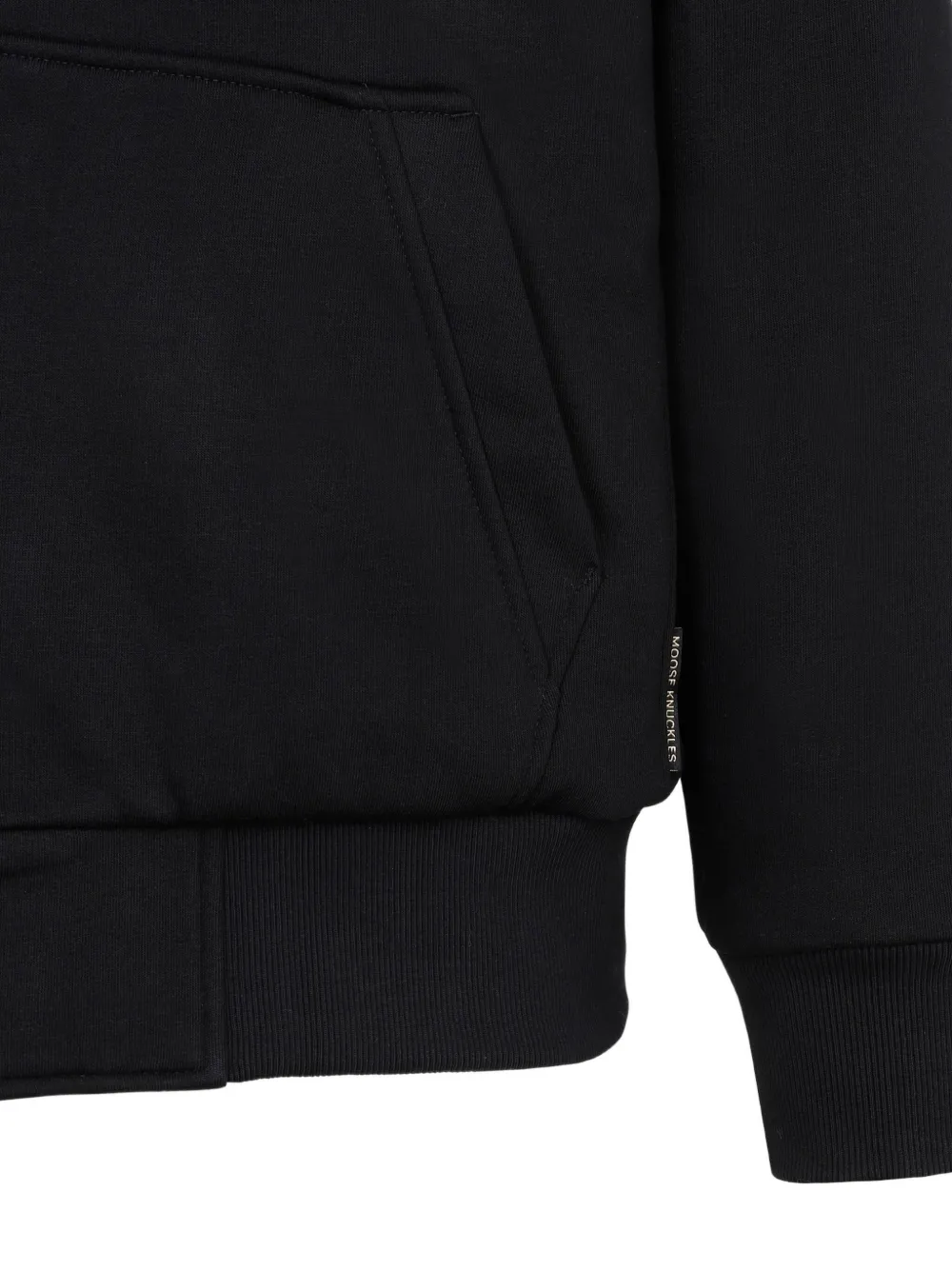 Moose Knuckles Jack met capuchon Zwart