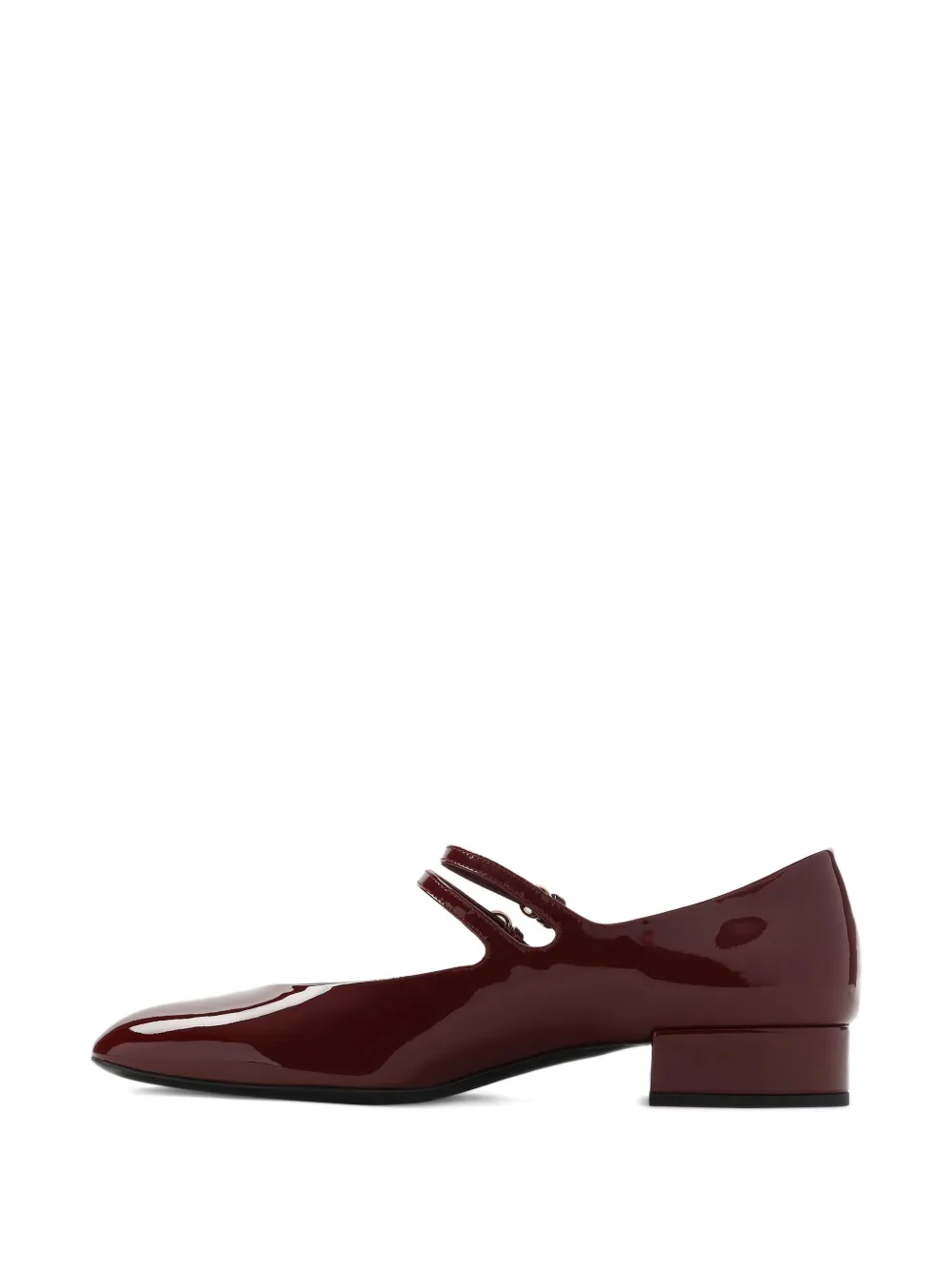 Miu Leren slingback pumps Rood