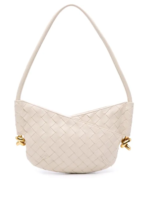 Bottega Veneta Pre-Owned bolsa de hombro Solstice baby de piel de cordero Intrecciato 2012-2025