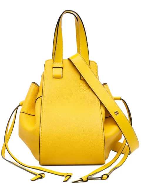 Loewe Pre-Owned 2010-2025 Small Grained Calfskin Drawstring Hammock satchel
