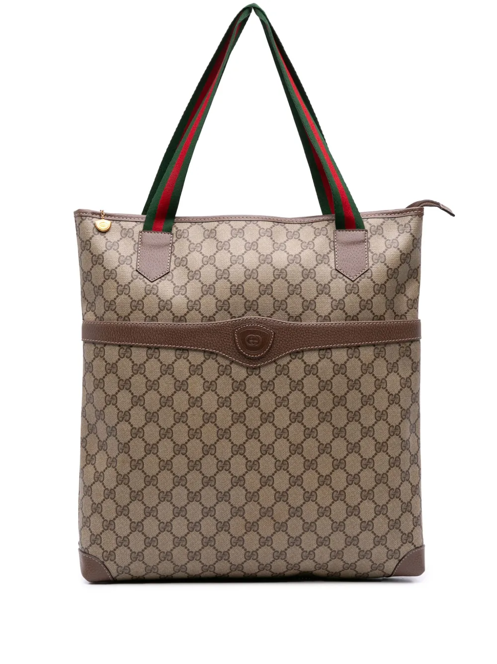 Gucci Pre-Owned 20th Century GG Supreme Web tote bag | Brown | Image 1