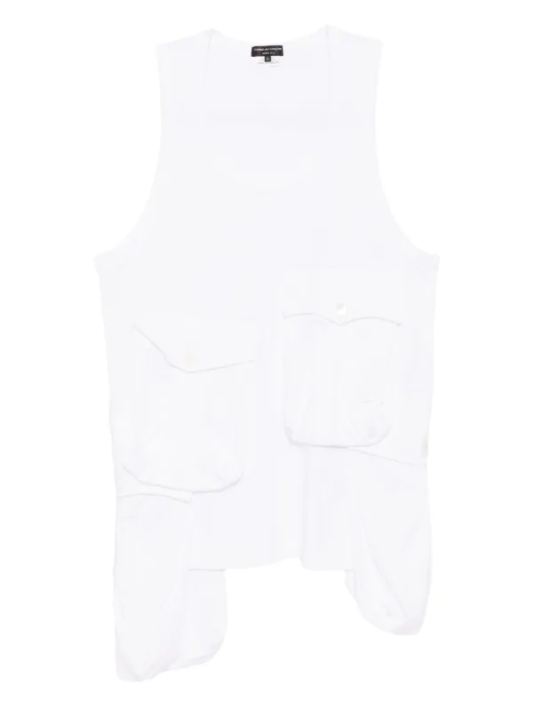 Comme Des Garçons Homme Plus フラップポケット トップ | ホワイト