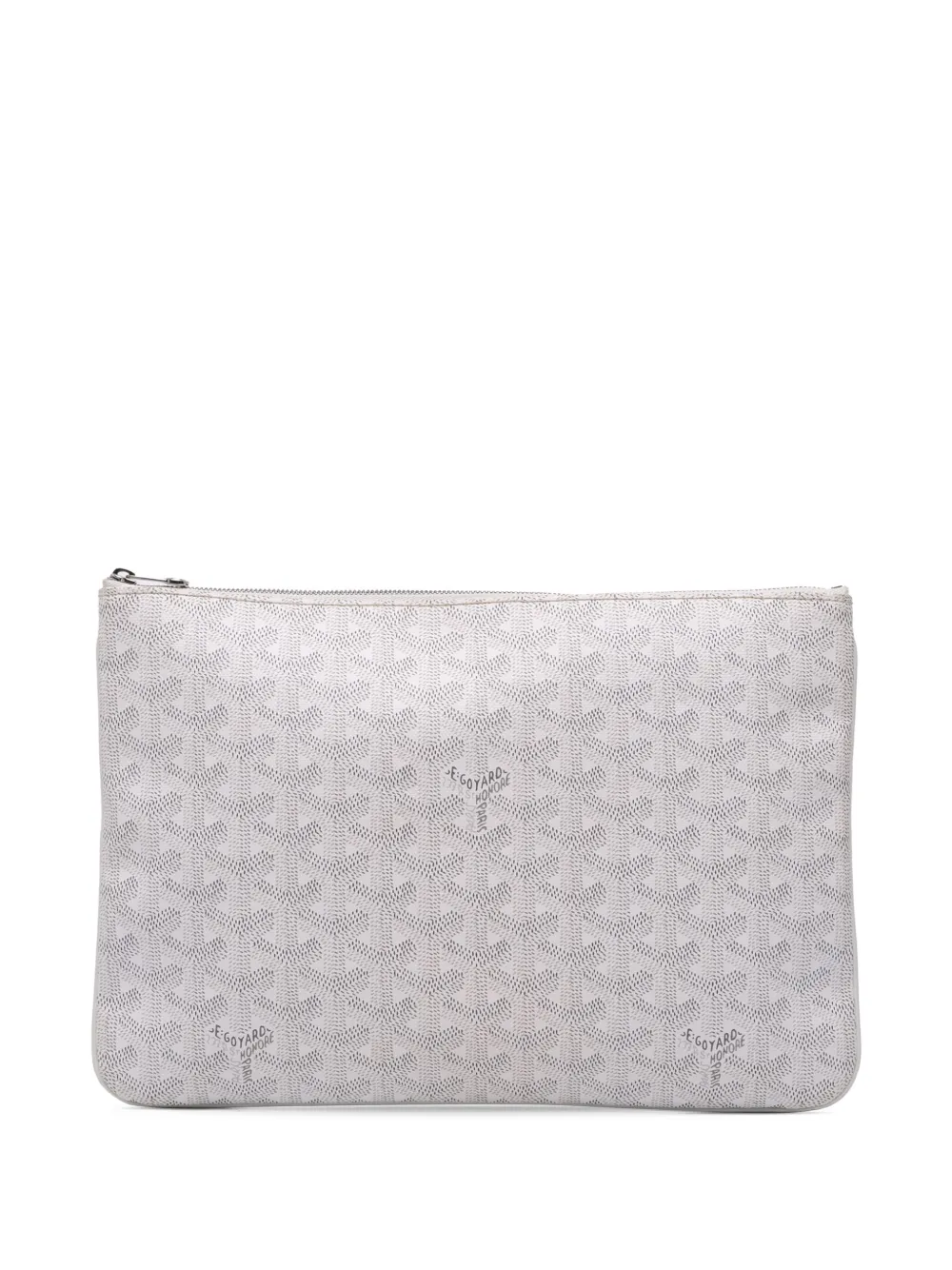 Goyard Pre-Owned 2016 Goyardine Senat MM clutch bag | White | Image 1