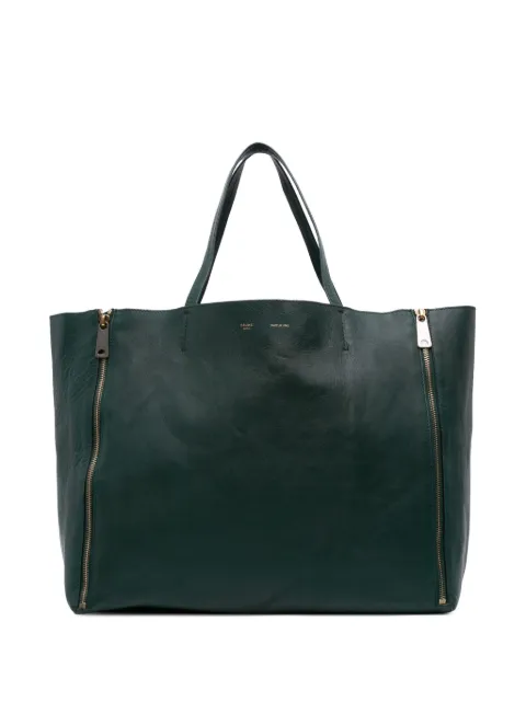 Celine Pre-Owned 2010 Lambskin Horizontal Zipper Gusset Cabas tote bag
