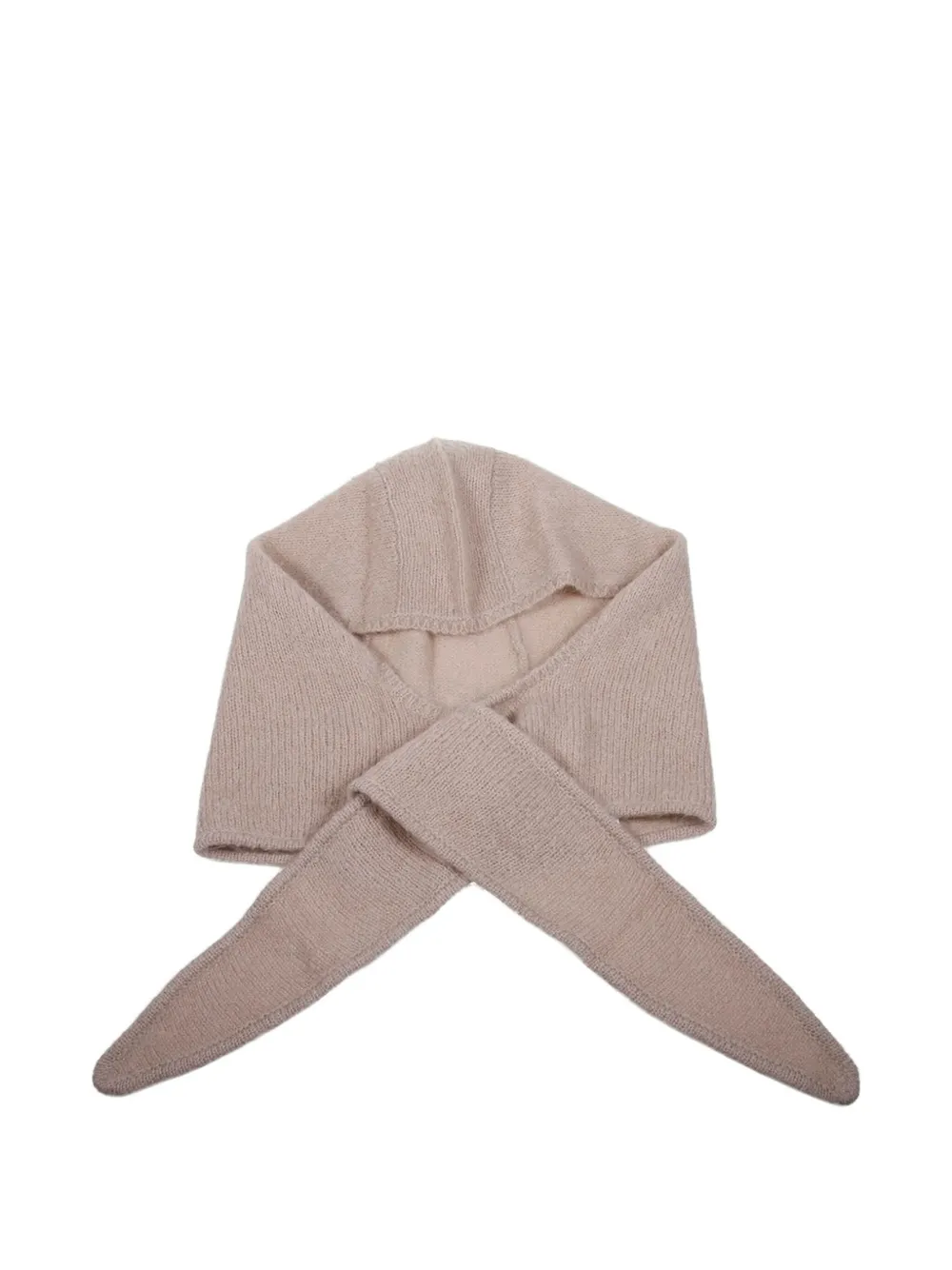 By Malene Birger Tiane Knit Hood Hat In Pink