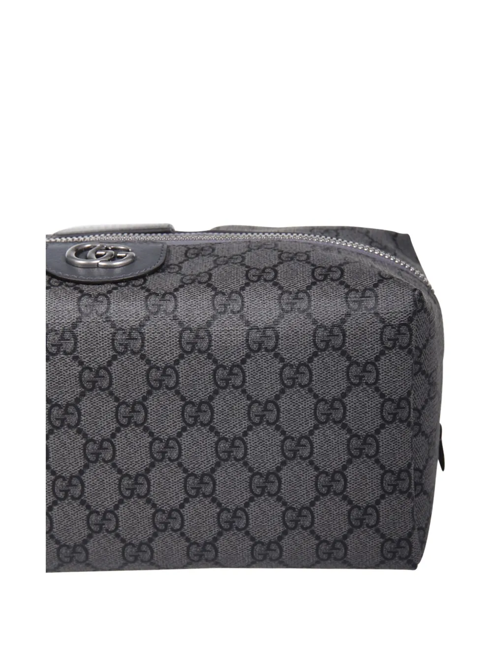Gucci Medium Ophidia Interlocking Gg Pattern Washbag In Gray