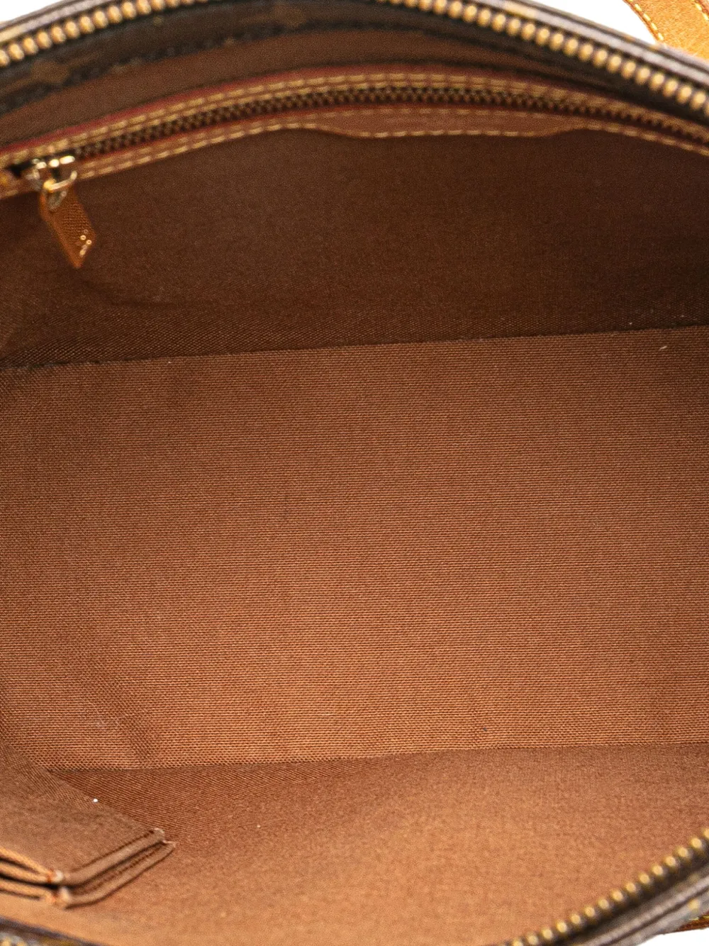 Pre-owned Louis Vuitton 2002 Monogram Cabas Piano Tote Bag In Brown