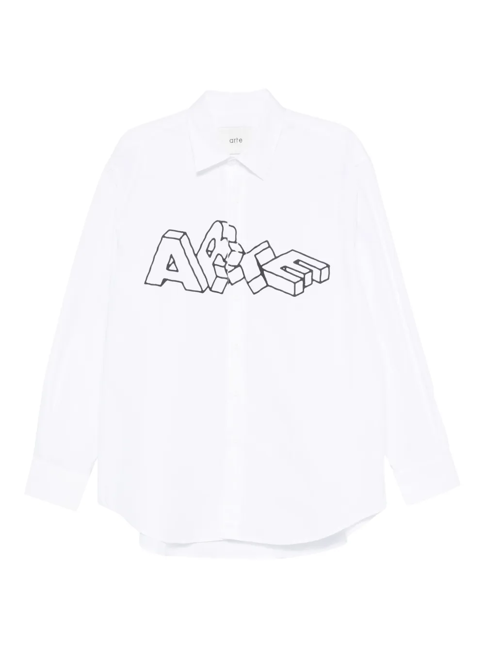 Arte Antwerp camisa con logo estampado | blanco | Image 1