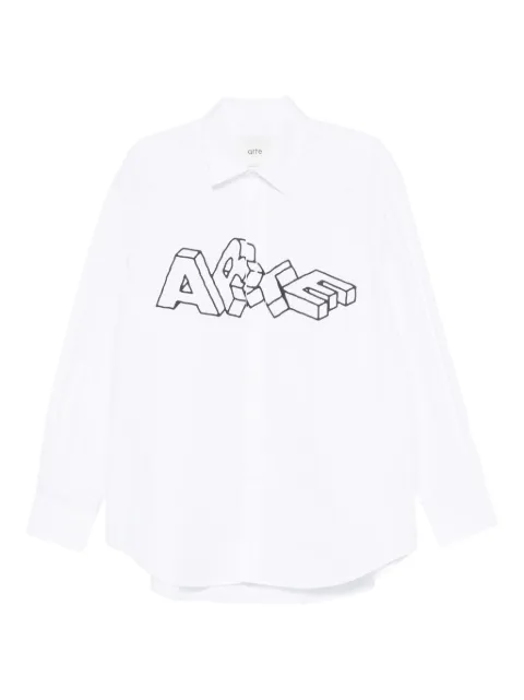 Arte Antwerp camisa con logo estampado