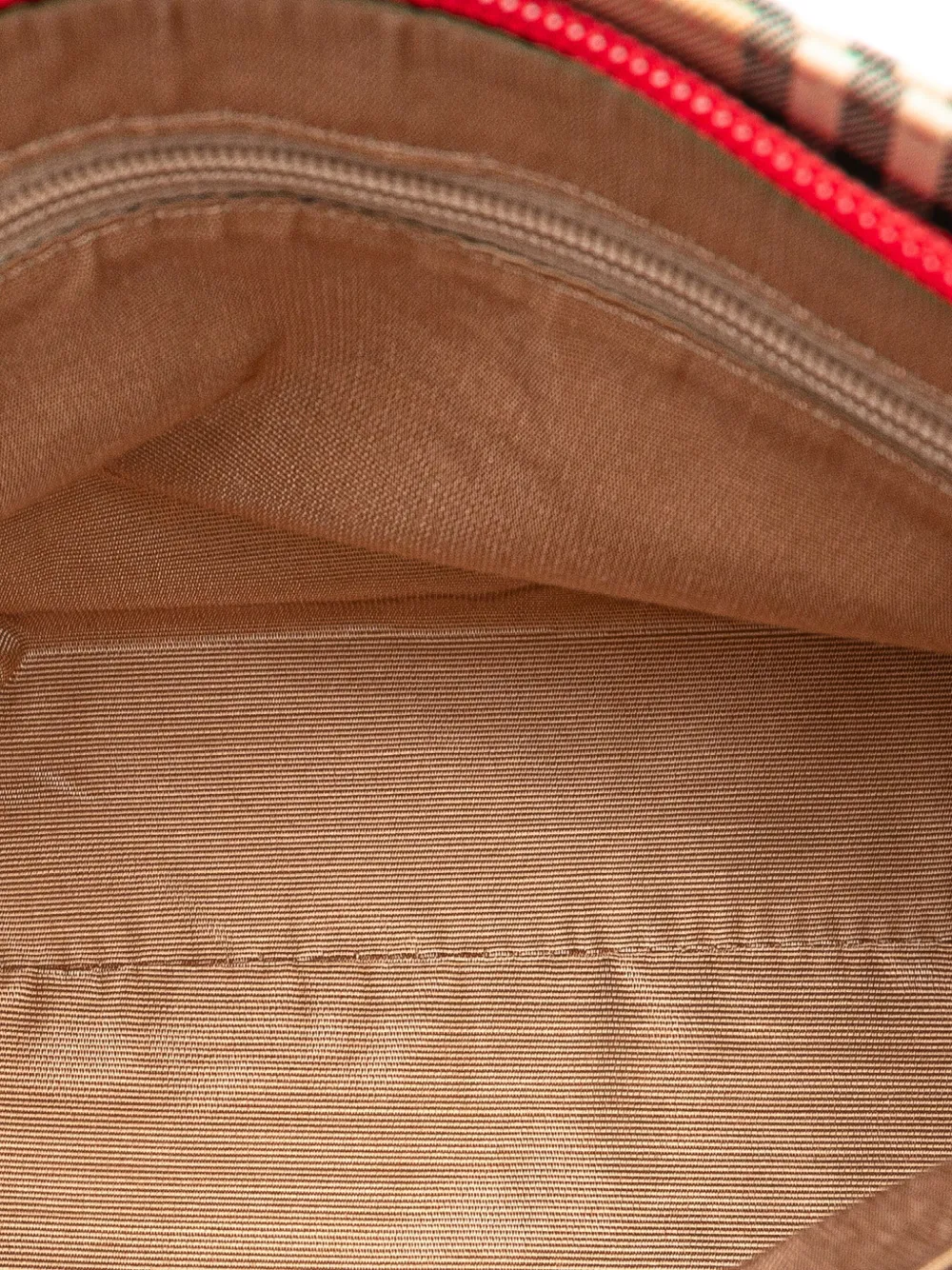 Pre-owned Burberry 2000-2017 Haymarket Check Canvas Handbag In Brown