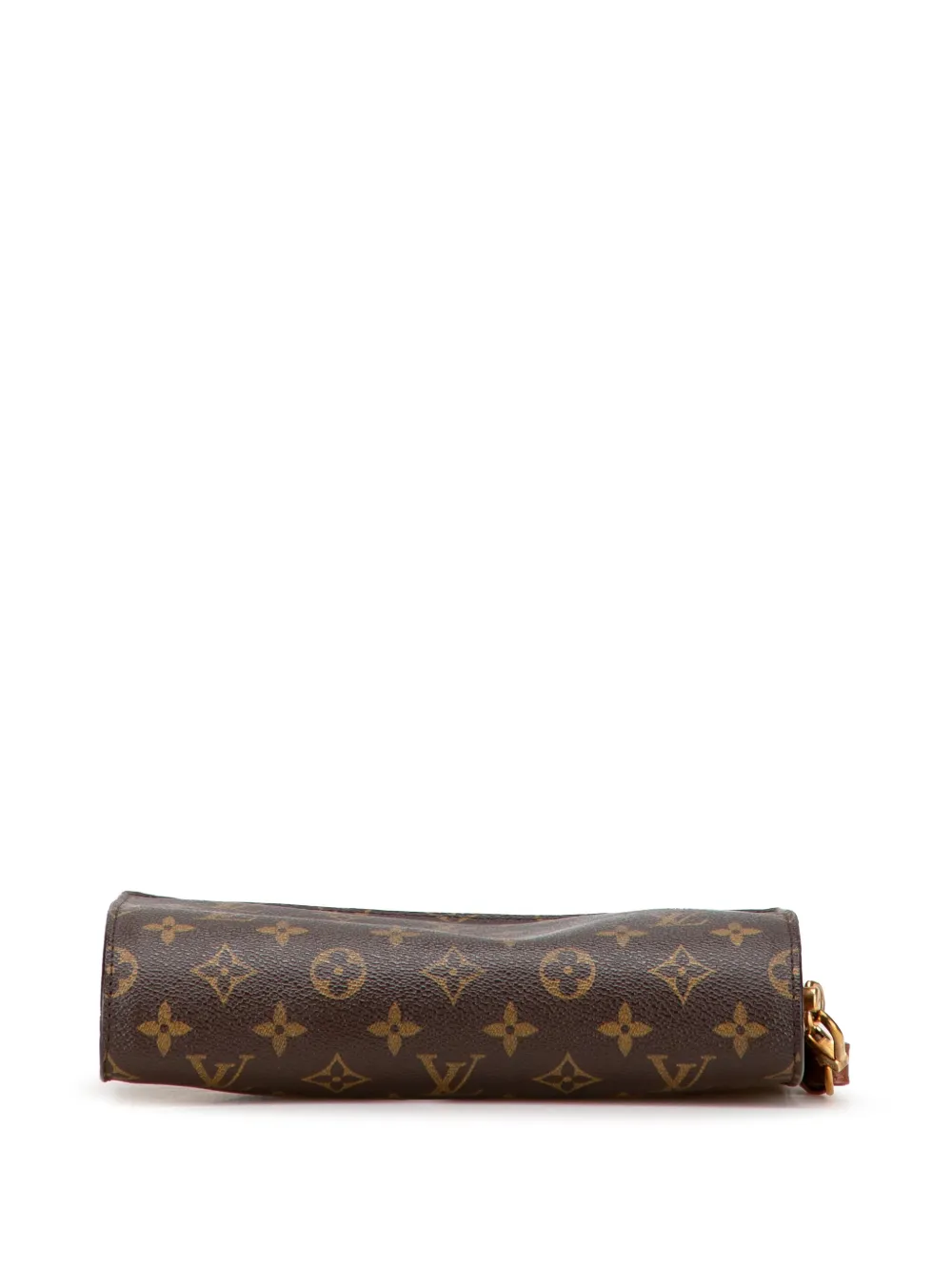 Pre-owned Louis Vuitton 1998 Monogram Orsay Clutch Bag In Brown