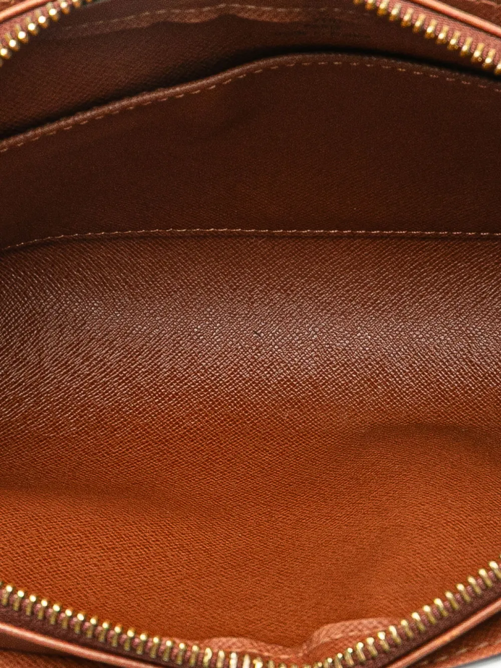 Pre-owned Louis Vuitton 1998 Monogram Orsay Clutch Bag In Brown