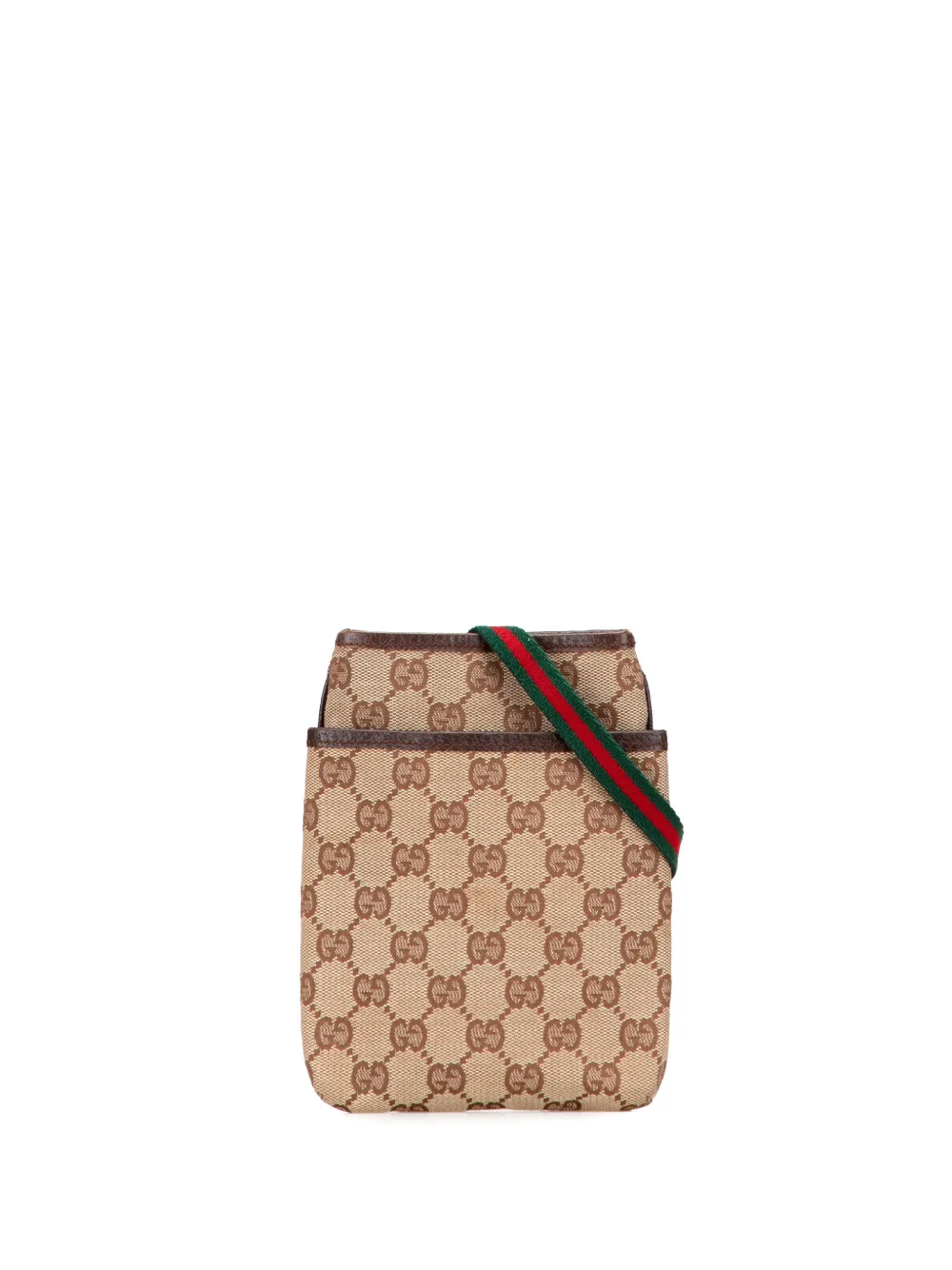 Gucci Pre-Owned 2000-2015 GG Canvas Web crossbody bag | Brown | Image 1