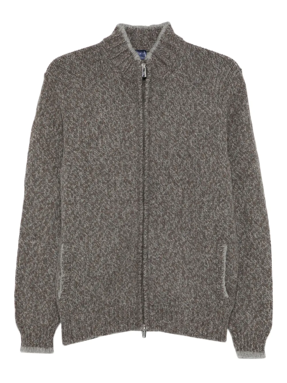 Fedeli alpaca wool-blend cardigan | Grey | Image 1