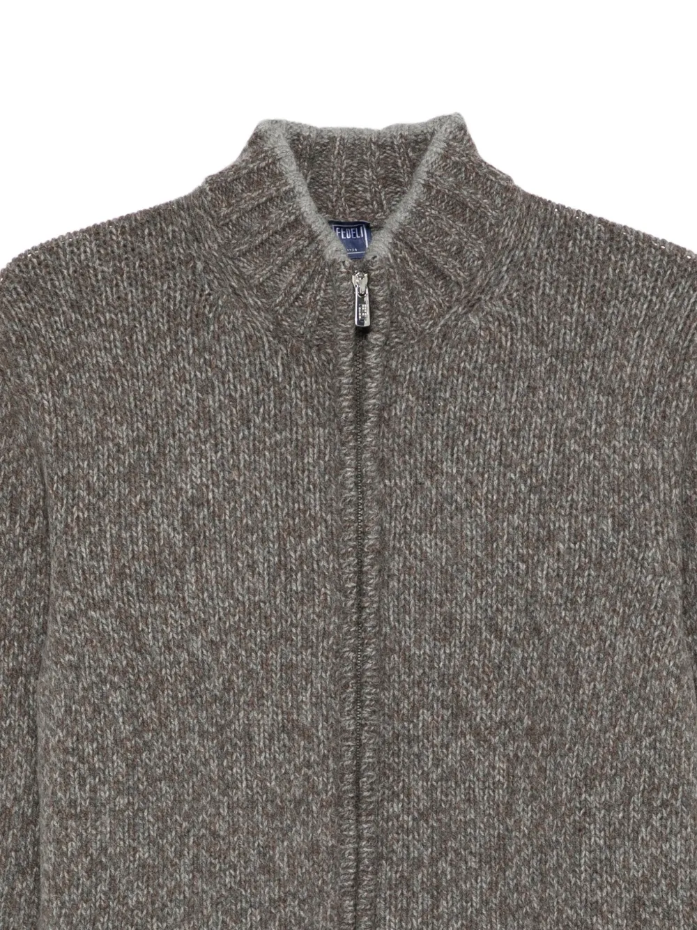 Fedeli Vest van alpaca-wolmix Grijs