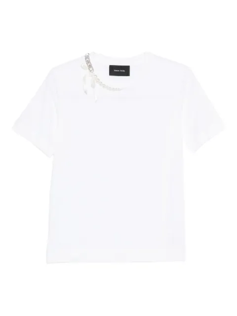 Simone Rocha t-shirt med pärldetalj