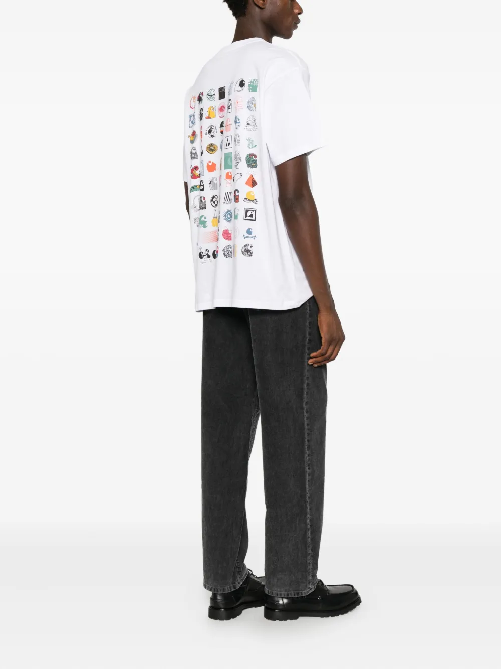 Carhartt WIP logo-print T-shirt - Wit
