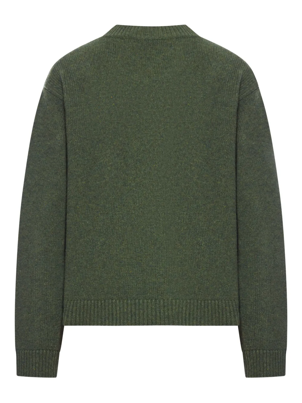 Gucci Wollen trui met intarsia logo Groen