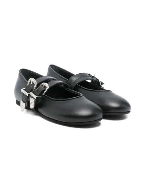 Florens buckle-strap ballerinas