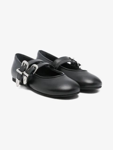 Florens buckle-strap ballerinas