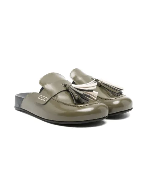 Florens tassel-detail strap mules